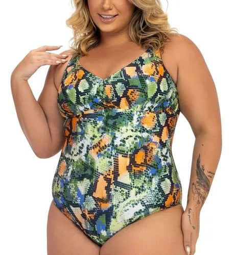 Maiô Pós-Mastectomia Estampado – Banho de Mar